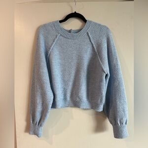 Zara baby blue knit sweater